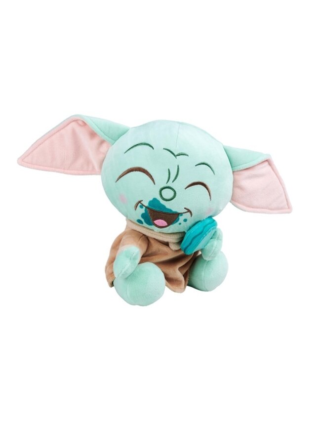 žaislinė figurėlė pliušinė Star Wars Grogu su macaroon 1 žaislinė figurėlė pliušinė Star Wars Grogu su macaroon 1