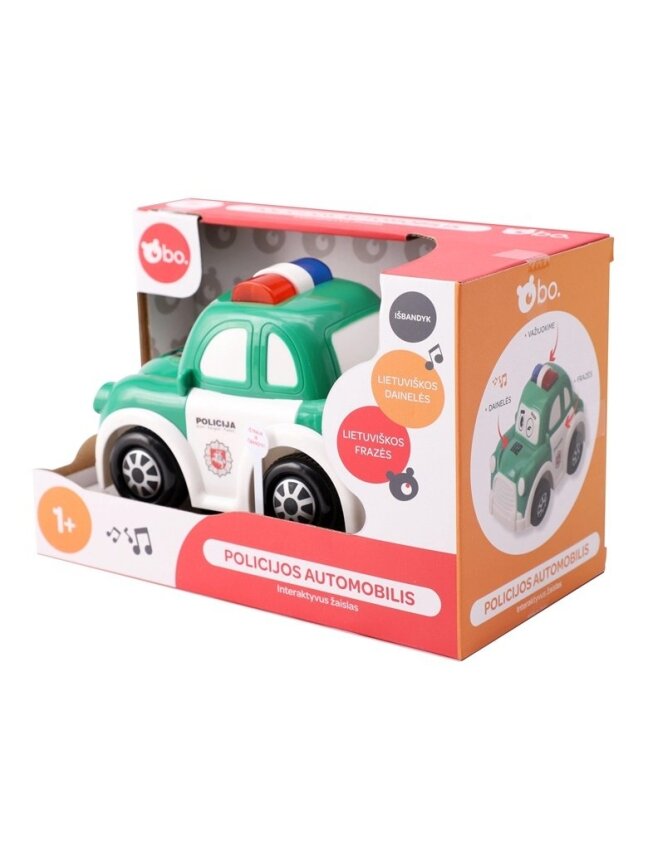 Žaislinė mašina Interactive Police Car 8018LT 2