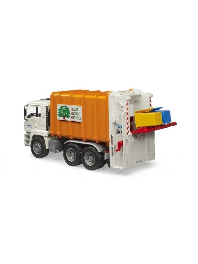Žaislinė šiukšliavežė Bruder GARBAGE TRUCK 4080202-2696 Žaislinė šiukšliavežė Bruder GARBAGE TRUCK 4080202-2696