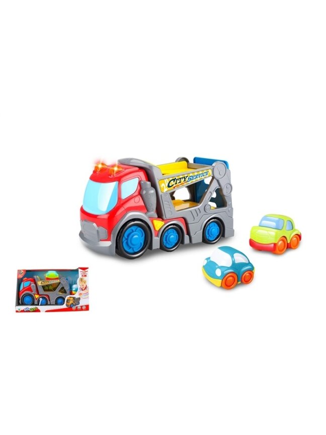Žaislinis automobilis Busy City DHTS10359J, raudona Žaislinis automobilis Busy City DHTS10359J, raudona