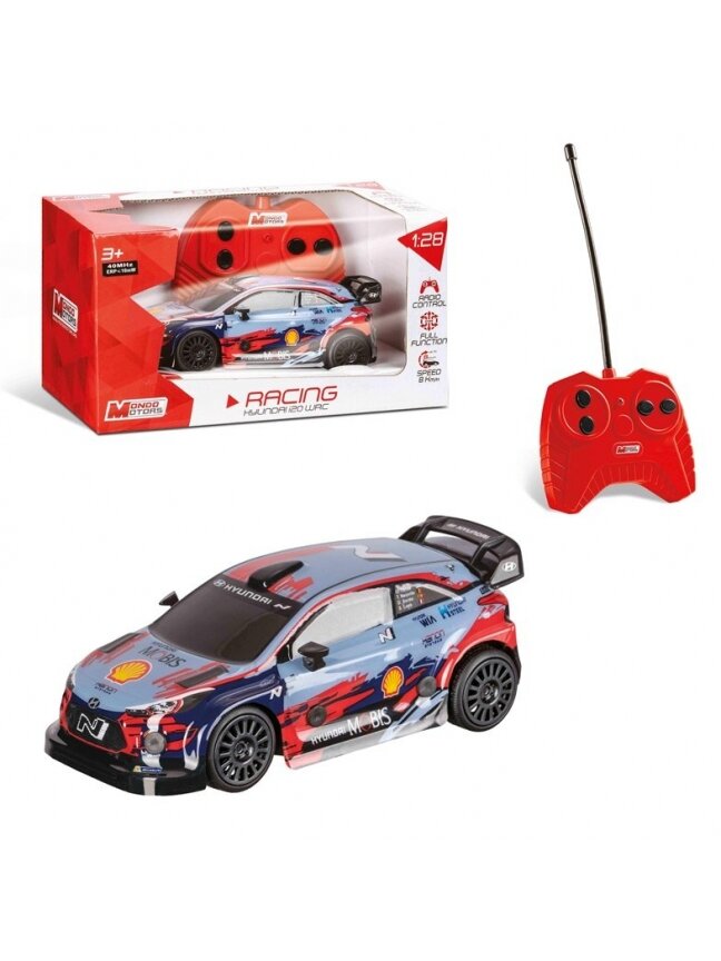 Žaislinis automobilis Mondo Hyundai I20 WRC 13-63669, 1:28 2