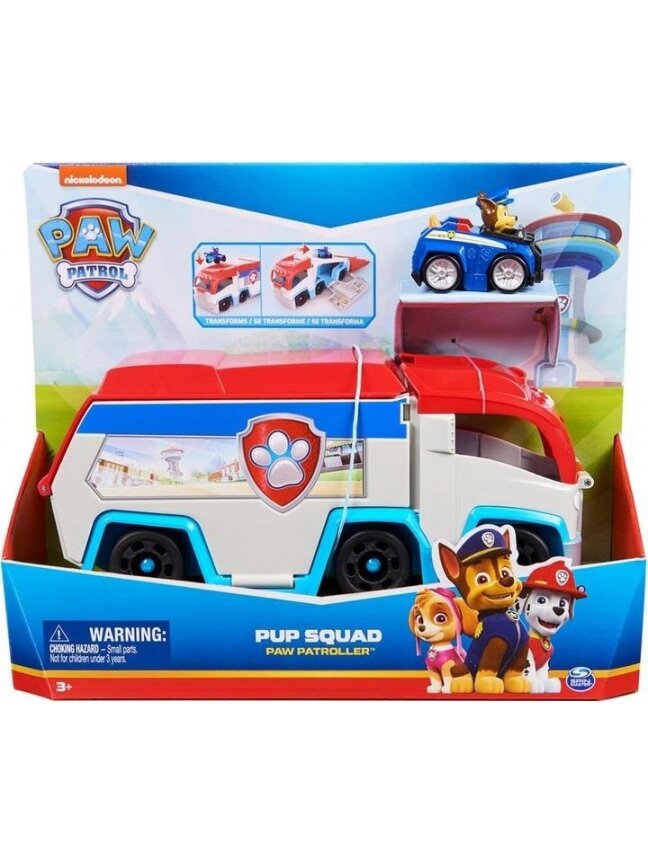 Žaislinis automobilis Paw Patrol Pup Squad 6071544 Žaislinis automobilis Paw Patrol Pup Squad 6071544