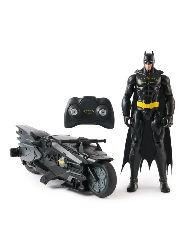 Žaislinis motociklas RC Batcycle 6072896, juoda Žaislinis motociklas RC Batcycle 6072896, juoda