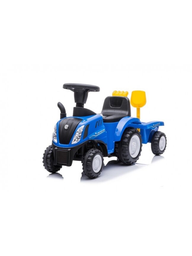 Žaislinis paspiriamas traktorius NEW HOLLAND 658T, mėlynas 1 Žaislinis paspiriamas traktorius NEW HOLLAND 658T, mėlynas 1