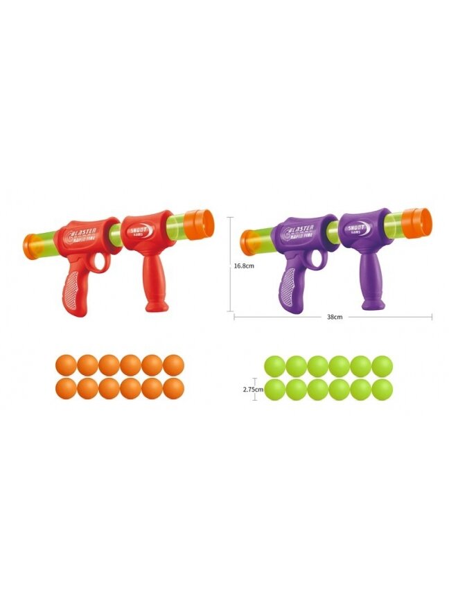 Žaislinis šautuvas su kamuoliukais AX1034B, 48 cm 2 Žaislinis šautuvas su kamuoliukais AX1034B, 48 cm 2