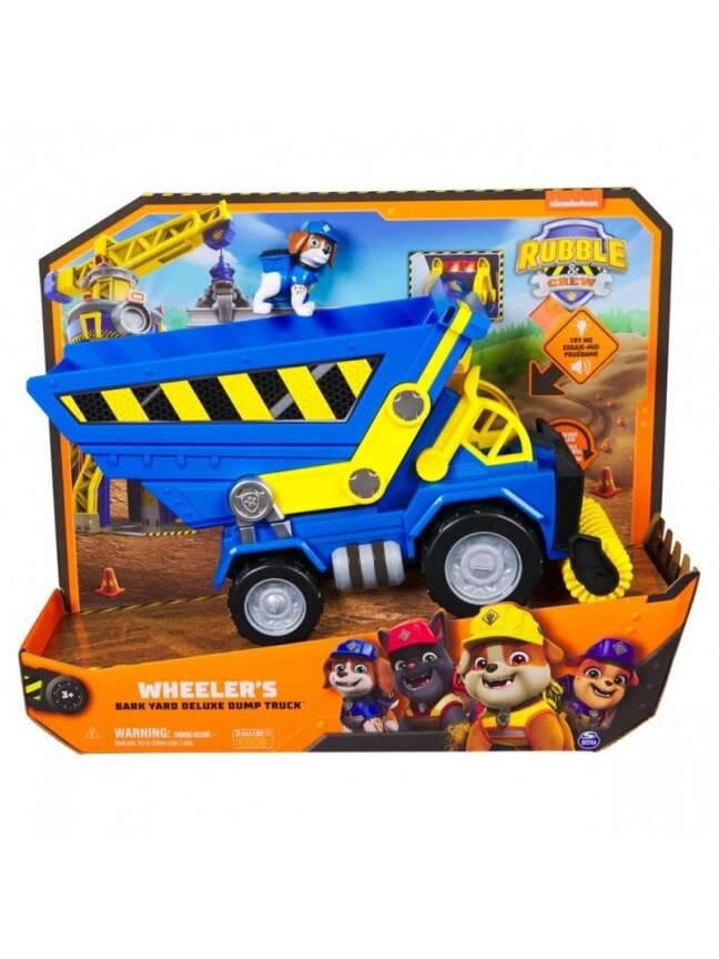 Žaislinis sunkvežimis Paw Patrol Rubble & Crew 6070126 Žaislinis sunkvežimis Paw Patrol Rubble & Crew 6070126