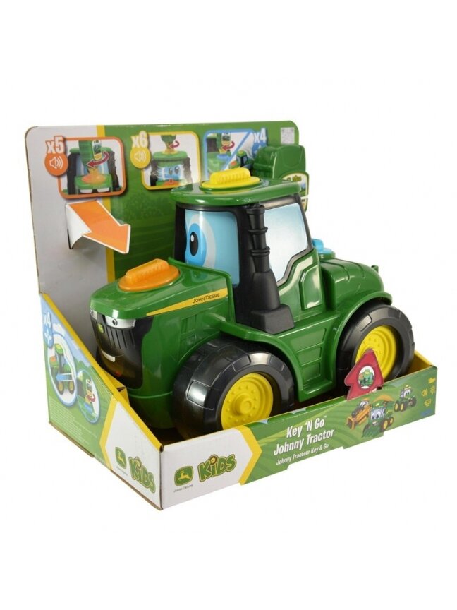 Žaislinis traktorius John Deere KEY N GO JOHNNY 47500 2 Žaislinis traktorius John Deere KEY N GO JOHNNY 47500 2