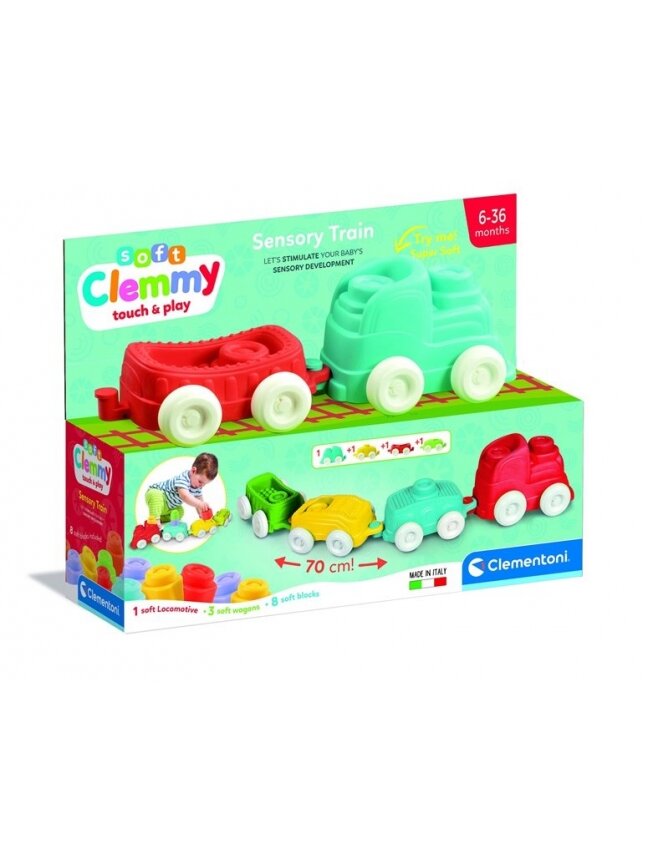 Žaislinis traukinys Clementoni Baby Clemmy 17961 1 Žaislinis traukinys Clementoni Baby Clemmy 17961 1