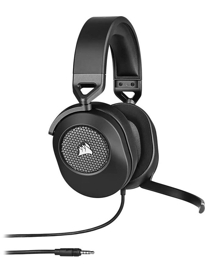 Žaidimų ausinės Corsair HS65 SURROUND juodos 2