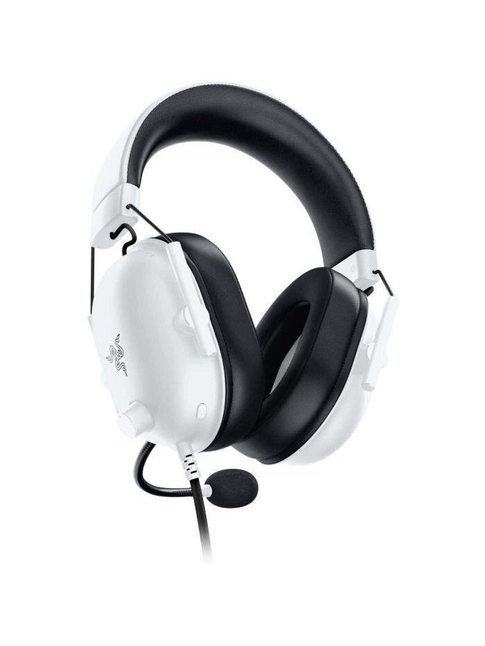 Žaidimų ausinės Razer BlackShark V2 X, baltos 1 Žaidimų ausinės Razer BlackShark V2 X, baltos 1