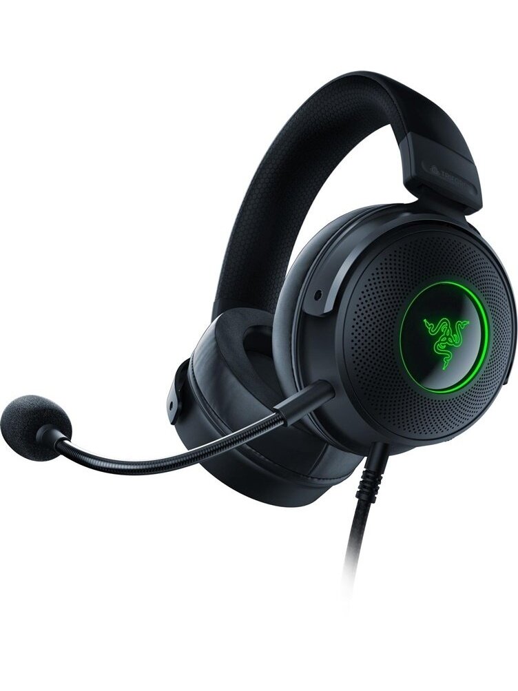 Žaidimų ausinės Razer Kraken V3, juodos Žaidimų ausinės Razer Kraken V3, juodos