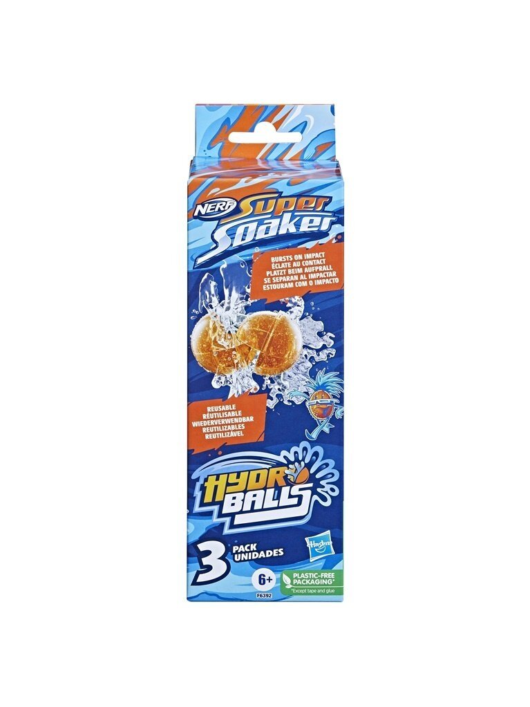 ŽAISL VANDENS KAMUOLIUK NERF 3VNT F6392