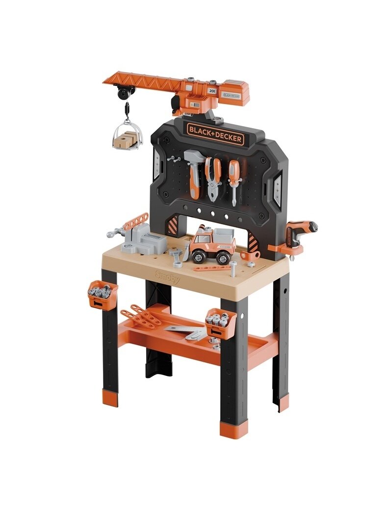 Žaislinis dirbtuvių stalas, - Smoby Black+Decker 1