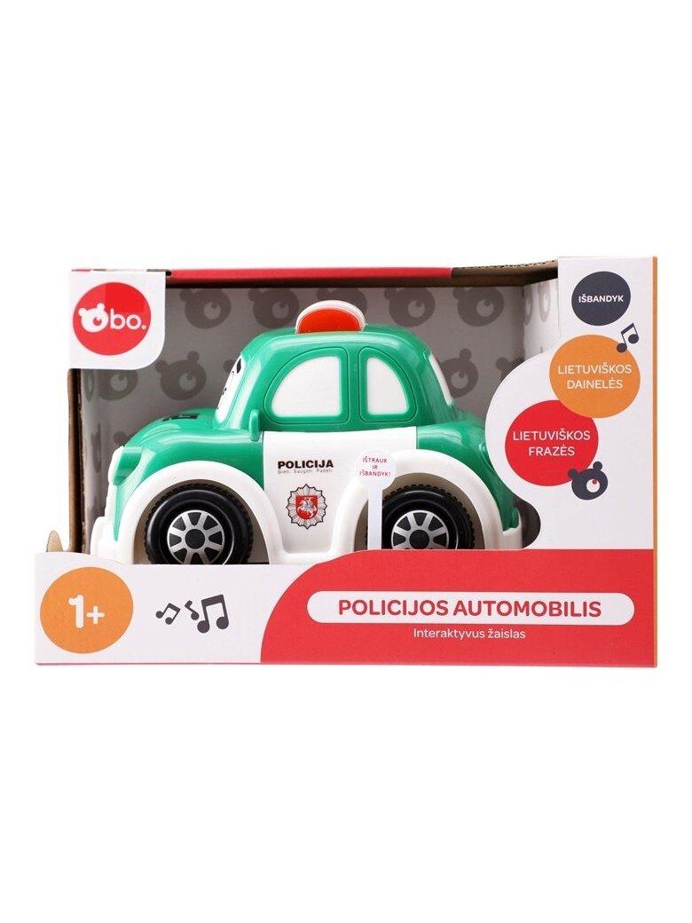 Žaislinė mašina Interactive Police Car 8018LT