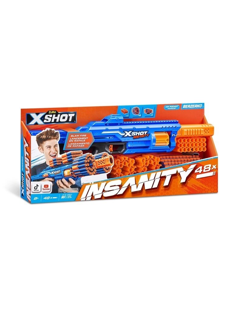 Žaislinis šautuvas su kulkomis XSHOT Berzerko Insanity 36610 1 Žaislinis šautuvas su kulkomis XSHOT Berzerko Insanity 36610 1