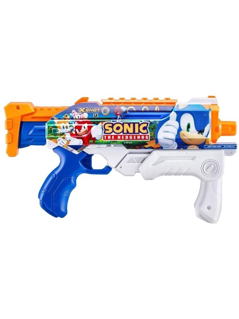 Žaisl vandens šautuv XSHOT NANO FAST-FILL SKINS SONIC 118107 1 Žaisl vandens šautuv XSHOT NANO FAST-FILL SKINS SONIC 118107 1