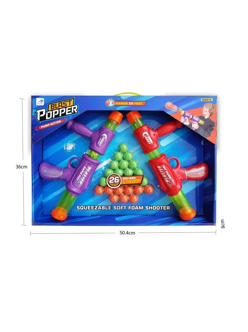 Žaislinis šautuvas su kamuoliukais AX1034B, 48 cm 1 Žaislinis šautuvas su kamuoliukais AX1034B, 48 cm 1