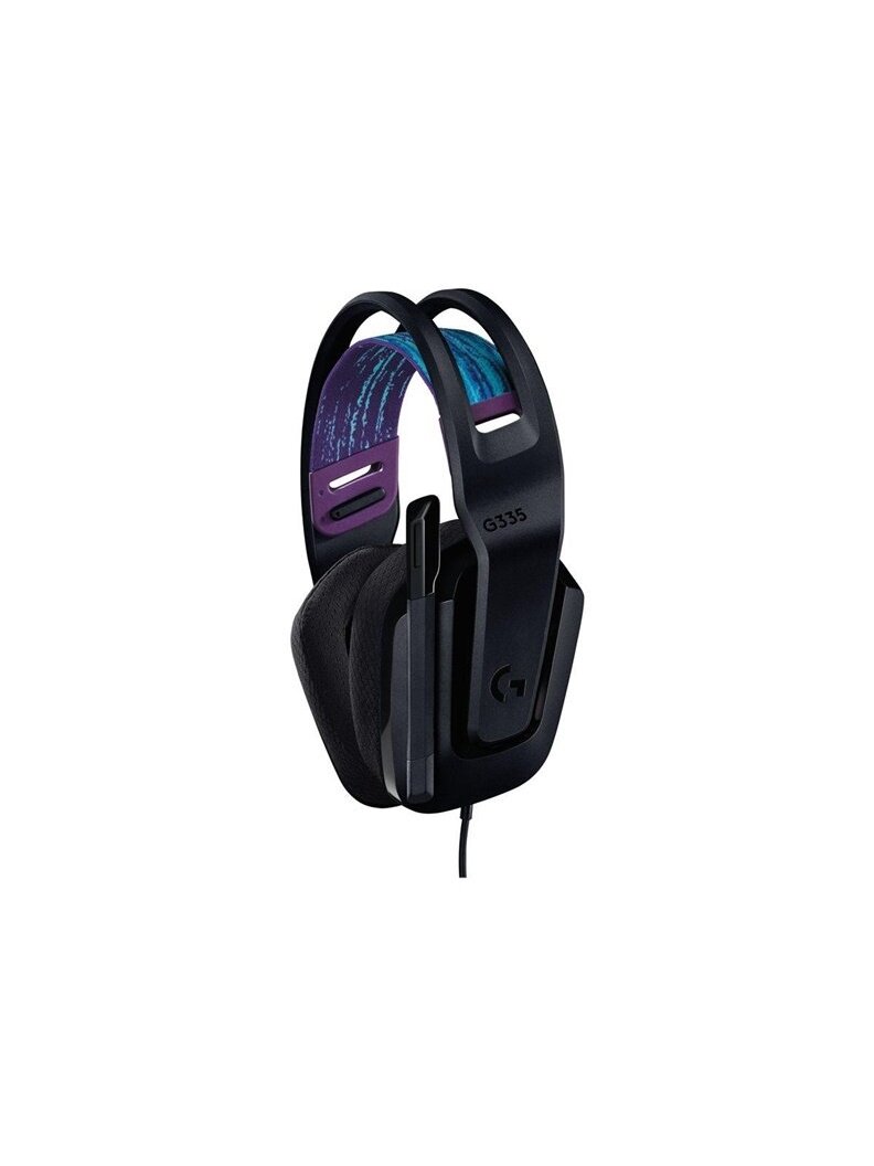 Žaidimų ausinės LOGITECH G335 juodos 2 Žaidimų ausinės LOGITECH G335 juodos 2