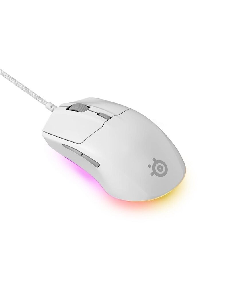 Žaidimų pelė Steelseries Rival 3 Gen 2, balta 2