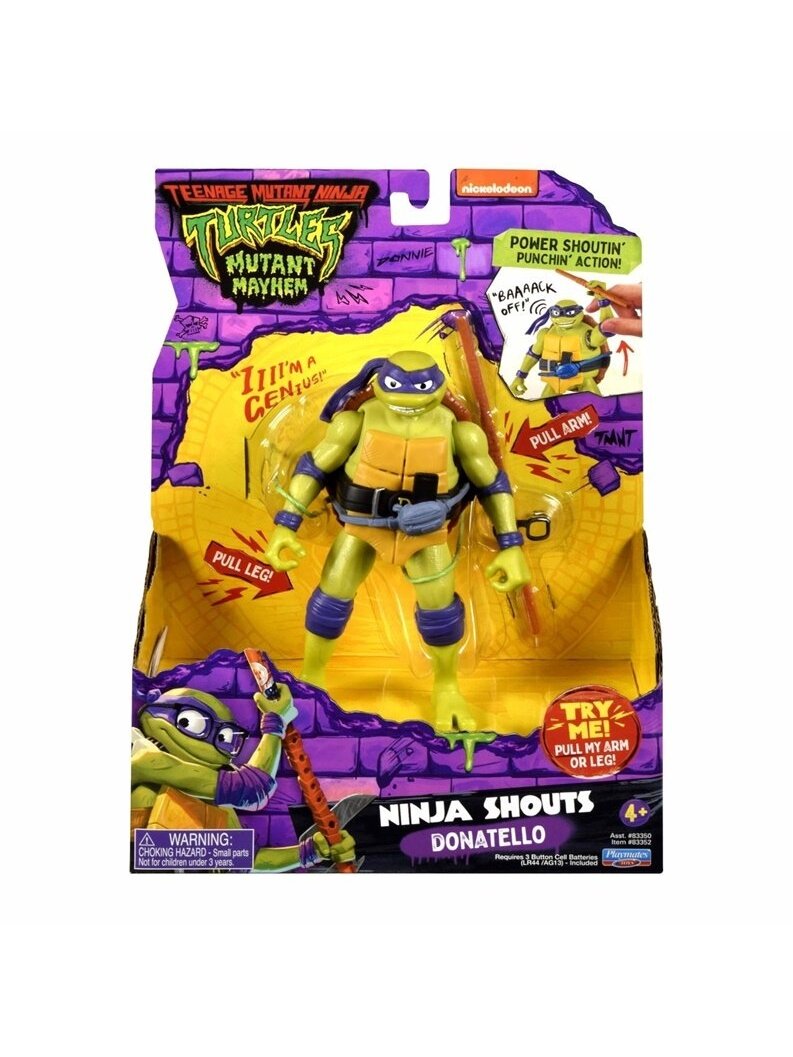 Žaislinė figūrėlė Ninja Shouts Donatello 83352 Žaislinė figūrėlė Ninja Shouts Donatello 83352