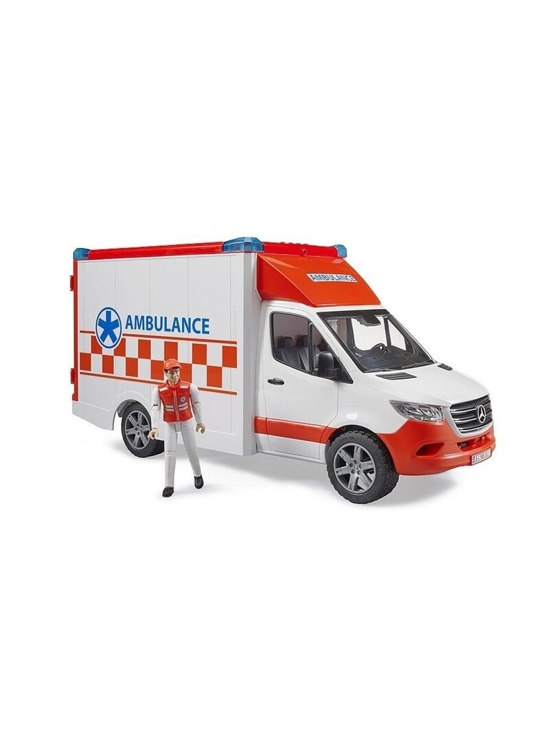 Žaislinis greitosios pagalbos automobilis Bruder Ambulance 2 Žaislinis greitosios pagalbos automobilis Bruder Ambulance 2