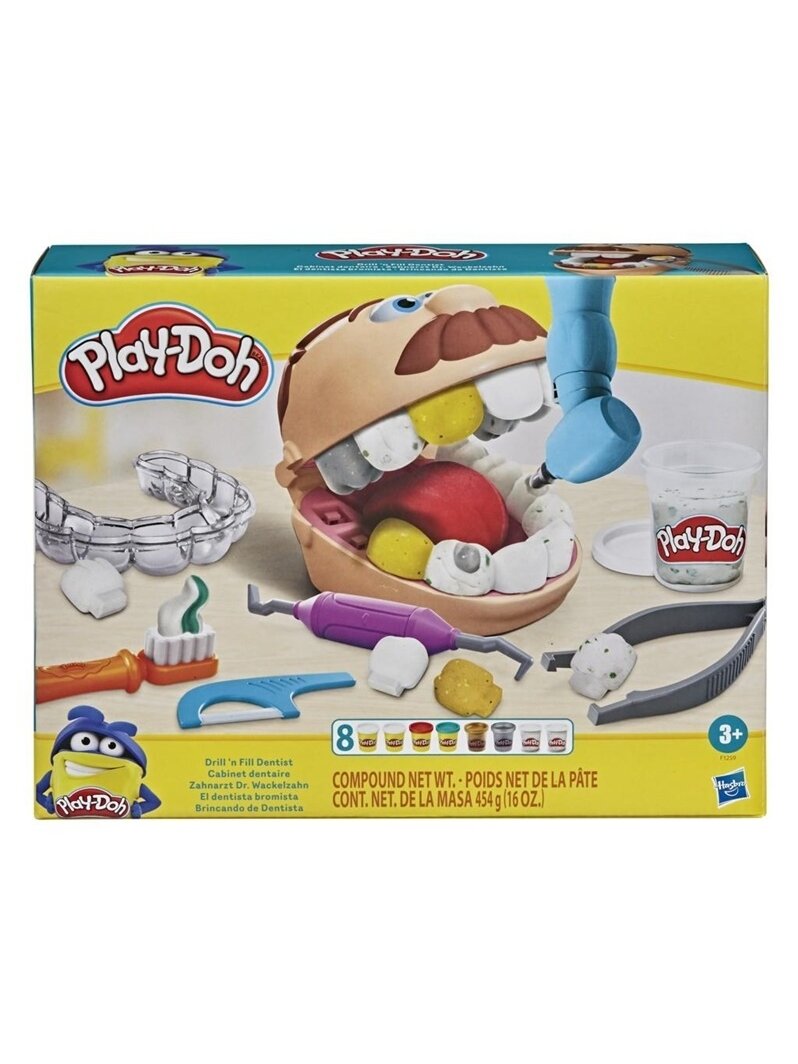 Žaislinis modelinas PLAYDOH DENTIST F1259 1
