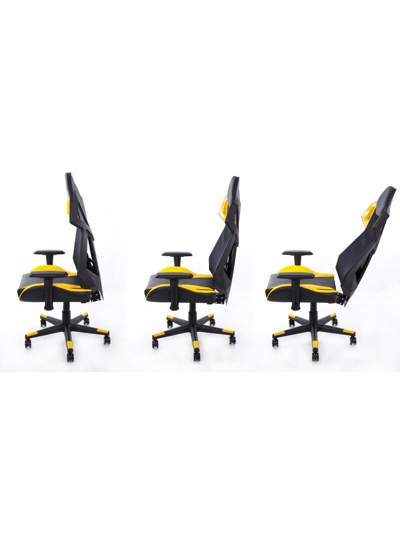 Žaidimų Kėdė PARTNER FURNITURE Geltonai Juoda BM1001 1 Žaidimų Kėdė PARTNER FURNITURE Geltonai Juoda BM1001 1