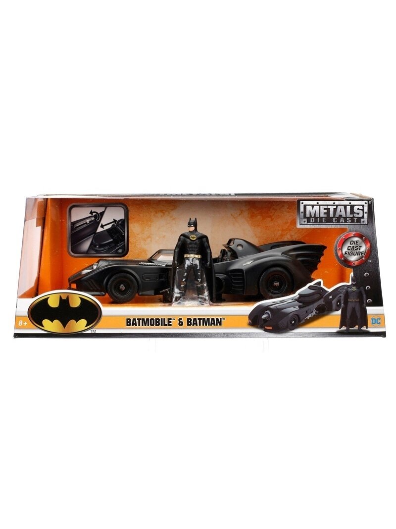 Žaislinis automobilis Metals Die Cast Batmobile and Batman Žaislinis automobilis Metals Die Cast Batmobile and Batman