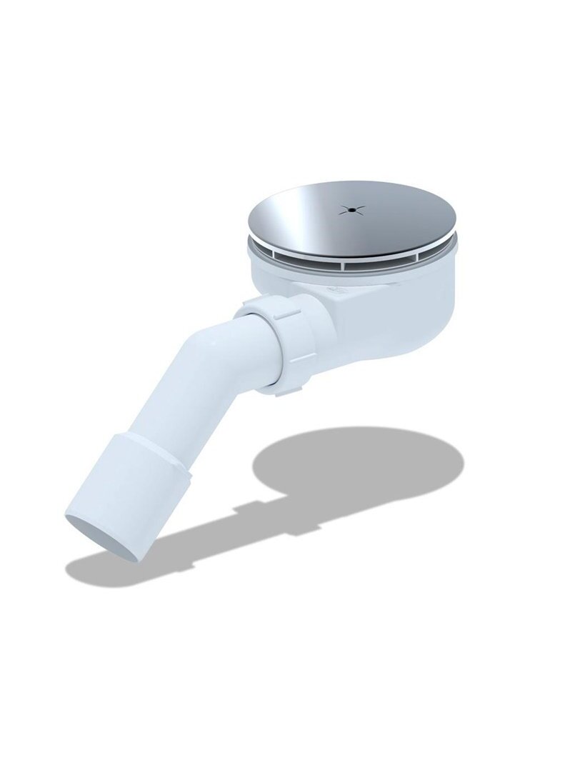 ŽEMAS SIFONAS DUŠO PADĖKLUI 90MM CHROM ŽEMAS SIFONAS DUŠO PADĖKLUI 90MM CHROM