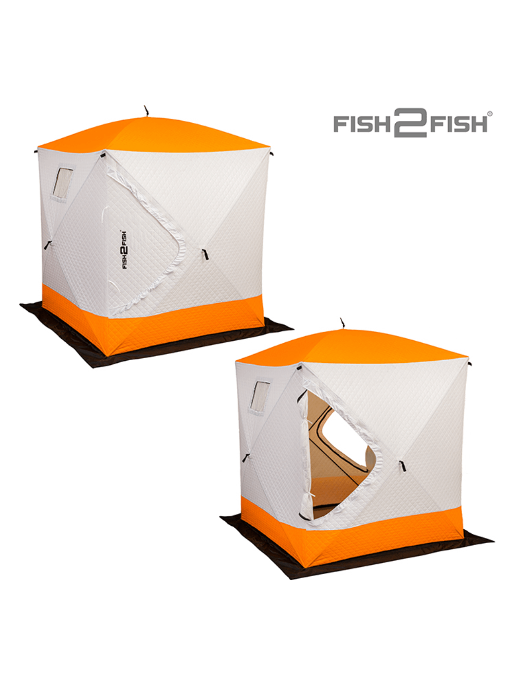 Žieminė Palapinė su Pašiltinimu Fish2Fish Cube II, Dydis 220x220x235 3 Žieminė Palapinė su Pašiltinimu Fish2Fish Cube II, Dydis 220x220x235 3