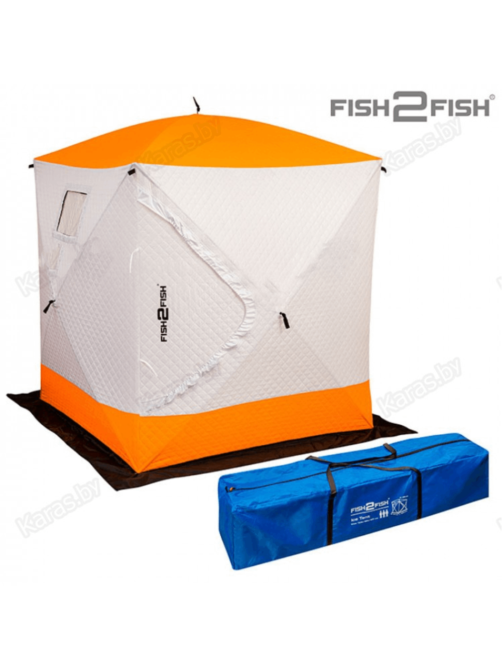 Žieminė Palapinė su Pašiltinimu Fish2Fish Cube II, Dydis 220x220x235 Žieminė Palapinė su Pašiltinimu Fish2Fish Cube II, Dydis 220x220x235
