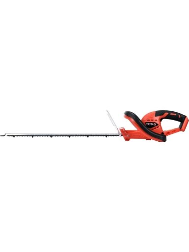Žirklės gyvatvorei akumuliatorinės 18V (be akumuliatoriaus) 56cm, 1050 aps/min Yato