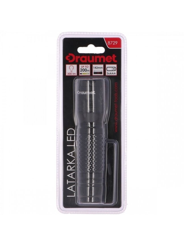 Žibintuvėlis LED 142mm 300lm DRAUMET 2