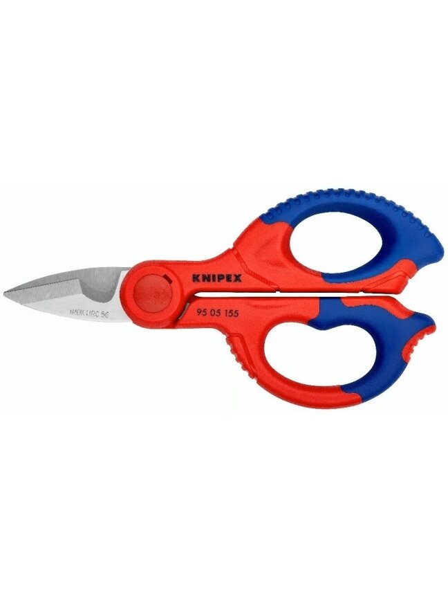 ⬡ Žirklės elektrikams KNIPEX (9505155SB, KNIPEX) ⬡ Žirklės elektrikams KNIPEX (9505155SB, KNIPEX)