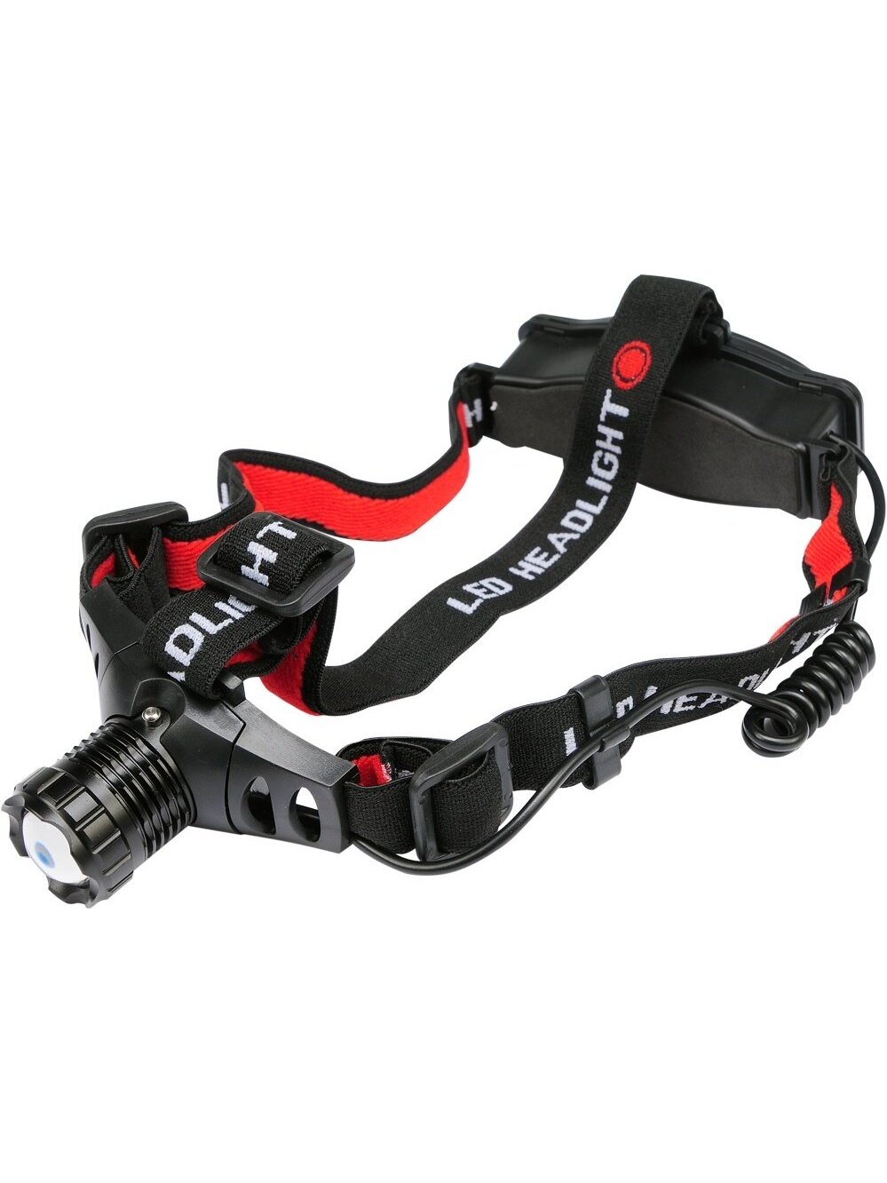 Žibintuvėlis ant galvos su diržu LED 3W 3AAA 100lm 3-jų funkcijų YT-08590 YATO