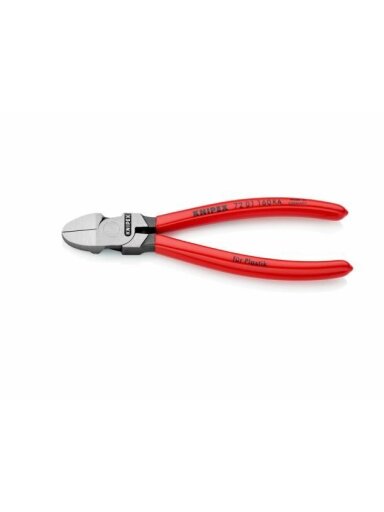 Žnyplės šoninio kirpimo, spyruoklė, plastikui, 160 mm, Knipex