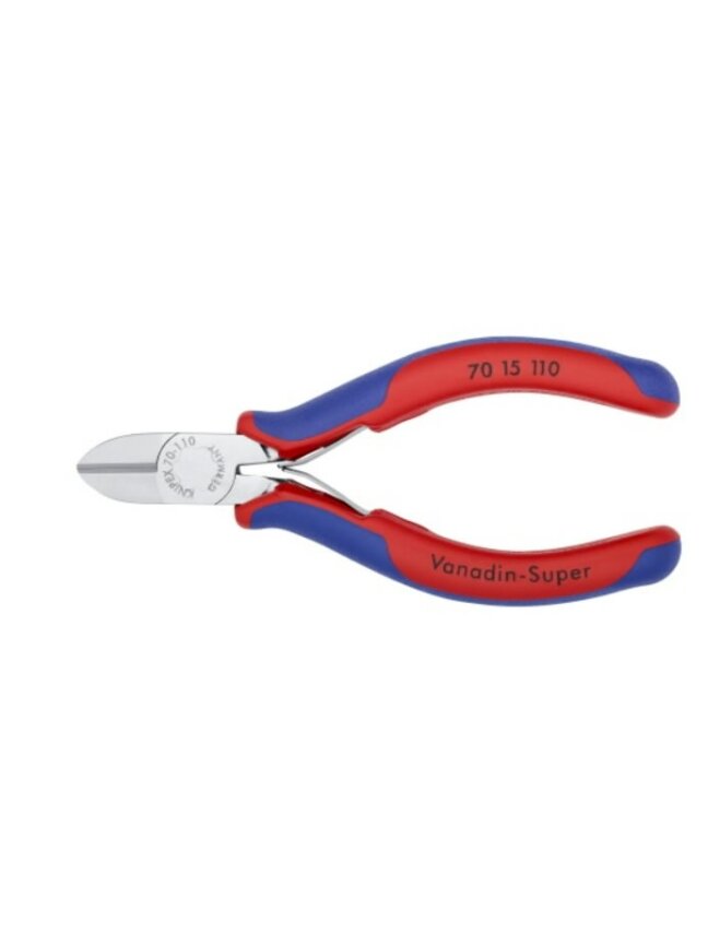 Žnyplės šoninio kirpimo, spyruoklė, dvispalvės, chromuotos, Knipex 1 Žnyplės šoninio kirpimo, spyruoklė, dvispalvės, chromuotos, Knipex 1