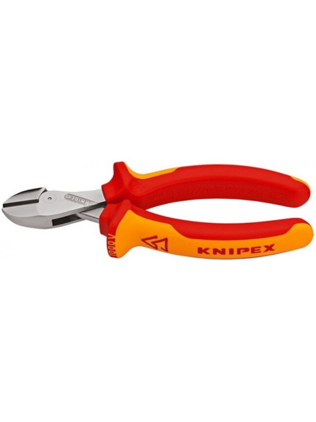Žnyplės šoninio kirpimo X-Cut 160mm VDE, Knipex