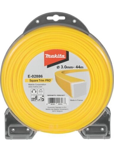 Žoliapjovės pjovimo lynas 3.0 mm/44 m kvadratinis