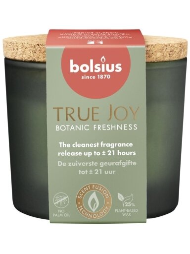 Žvakė, aromatinė Bolsius TRUE JOY Botanic Freshness, 21 h