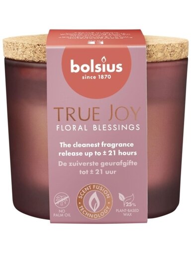 Žvakė, aromatinė Bolsius TRUE JOY Floral Blessings, 21 h