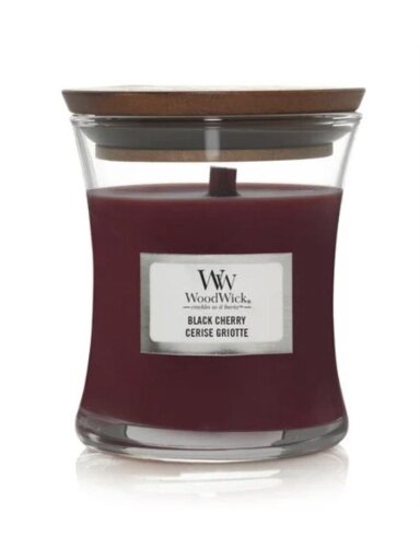 Žvakė, aromatinė WoodWick Medium Core Black Cherry 275 g,
