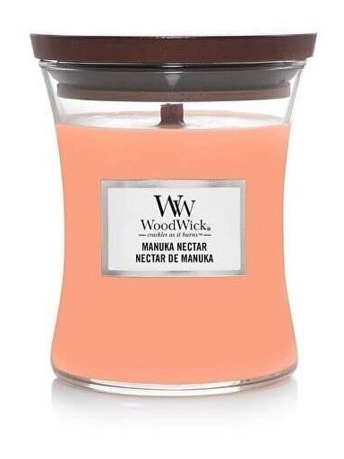 Žvakė, aromatinė WoodWick Medium Core Manuka Nectar, 275g.