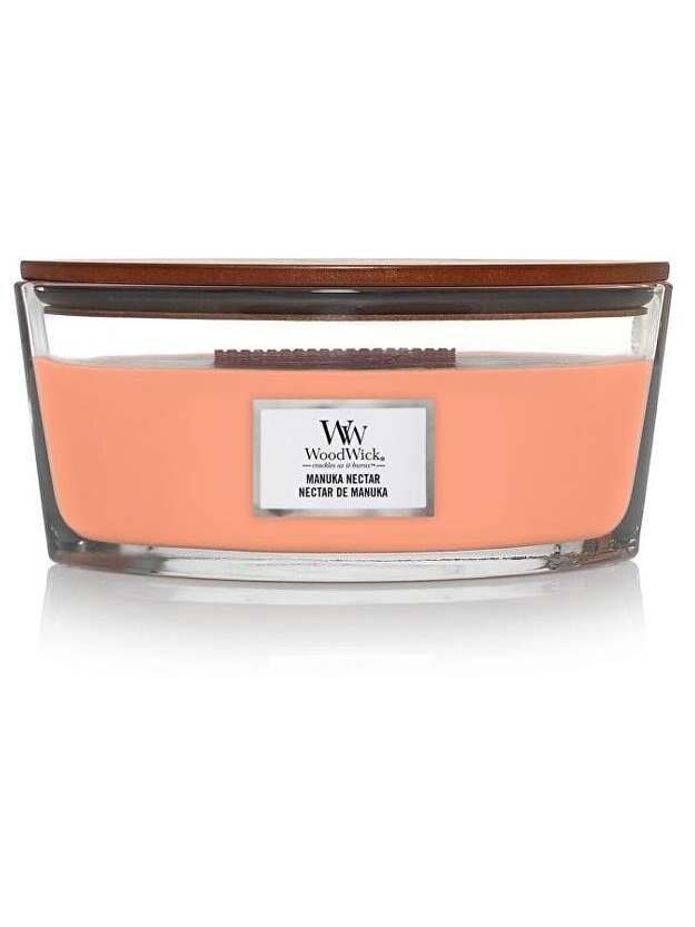 Žvakė, aromatinė WoodWick Ellipse Manuka Nectar, 53.6 g, Žvakė, aromatinė WoodWick Ellipse Manuka Nectar, 53.6 g,