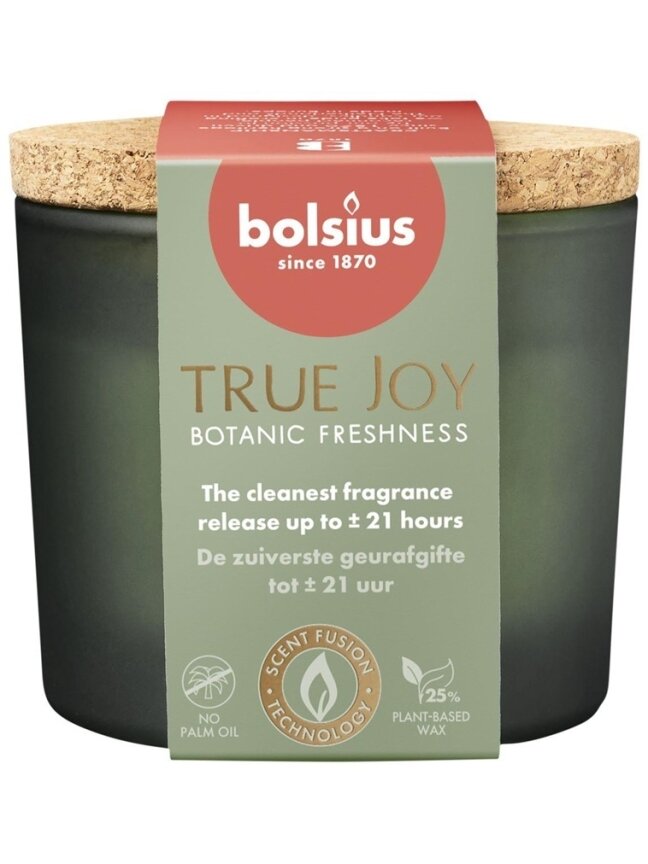 Žvakė, aromatinė Bolsius TRUE JOY Botanic Freshness, 21 h Žvakė, aromatinė Bolsius TRUE JOY Botanic Freshness, 21 h