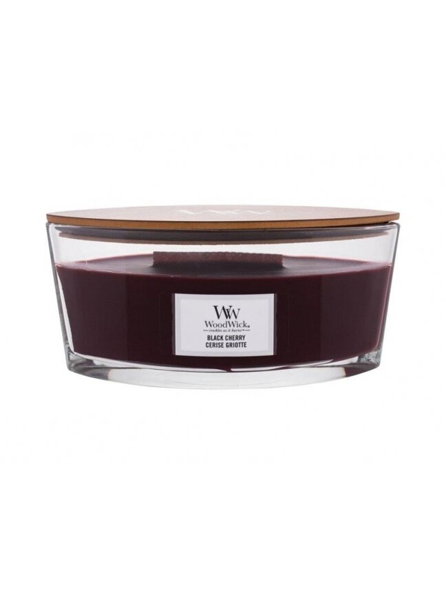 Žvakė, aromatinė WoodWick Elipse Black Cherry 453.6 g, Žvakė, aromatinė WoodWick Elipse Black Cherry 453.6 g,