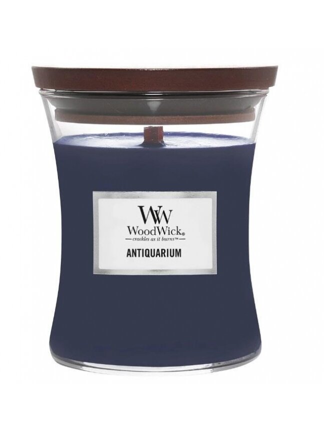 Žvakė, aromatinė WoodWick Medium Core Antiquarium, 275 g, Žvakė, aromatinė WoodWick Medium Core Antiquarium, 275 g,