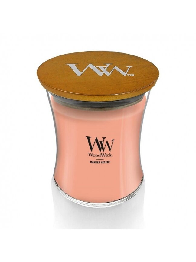 Žvakė, aromatinė WoodWick Medium Core Manuka Nectar, 275g. 2 Žvakė, aromatinė WoodWick Medium Core Manuka Nectar, 275g. 2
