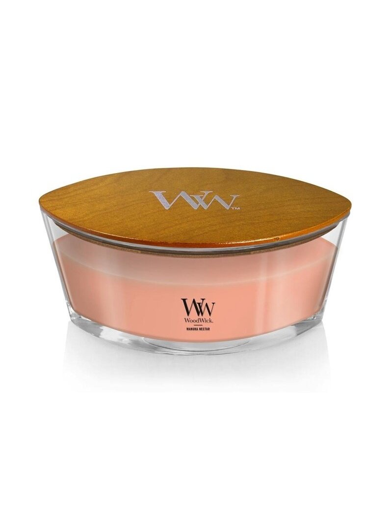 Žvakė, aromatinė WoodWick Ellipse Manuka Nectar, 53.6 g, 2 Žvakė, aromatinė WoodWick Ellipse Manuka Nectar, 53.6 g, 2