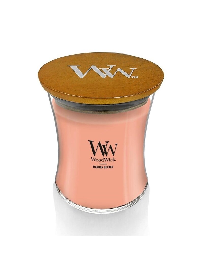 Žvakė, aromatinė WoodWick Medium Core Manuka Nectar, 275g. 2 Žvakė, aromatinė WoodWick Medium Core Manuka Nectar, 275g. 2